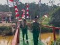 Jembatan Gantung Garuda Hadir untuk Negeri, Wujud Kepedulian TNI kepada Masyarakat Desa Darit