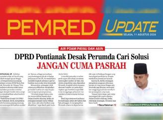 DPRD Pontianak Desak Perumda Cari Solusi, Jangan Cuma Pasrah, Air PDAM Payau dan Asin