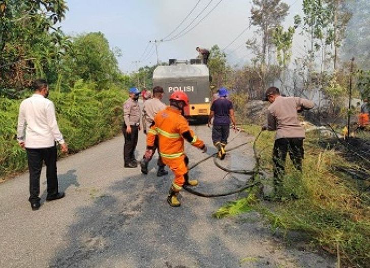 Photo of Api Melahap 1,4 Hektare Lahan di Sanggau Permai, Tim Gabungan Bergerak Cepat
