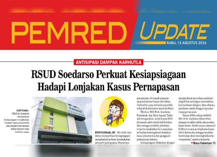 Photo of RSUD Soedarso Perkuat Kesiapsiagaan Hadapi Lonjakan Kasus Pernapasan, Antisipasi Dampak Karhutla