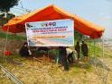 Demi Pengamanan Air Surut di Sungai Kapuas, Krosik BPBD Sanggau Dirikan Posko Keamananan