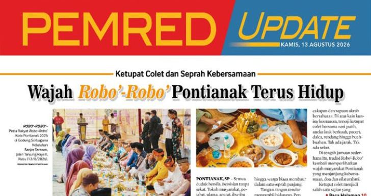 Wajah Robo’-Robo’ Pontianak Terus Hidup, Ketupat Colet dan Seprah Kebersamaan