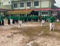 Semarak HUT RI ke-81, Dandim 1210/Landak Ikut Adu Seru di Lomba Tradisional