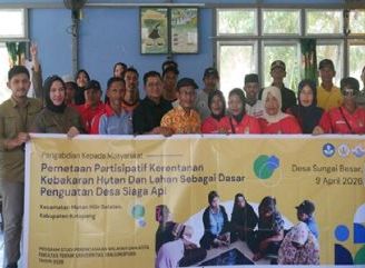 Universitas Tanjungpura Dorong Penguatan Mitigasi Karhutla melalui Edukasi dan Pemetaan Partisipatif di Desa Sungai Besar