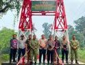 Wakapolres Sanggau Hadiri Launching Jembatan dan Sumur Bor yang Dipimpin Presiden Prabowo