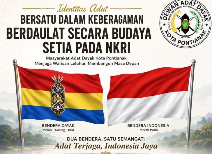 Photo of Bendera Dayak Merah-Kuning-Biru: Simbol Identitas Budaya, Kedaulatan Budaya, Dan Nasionalisme Indonesia