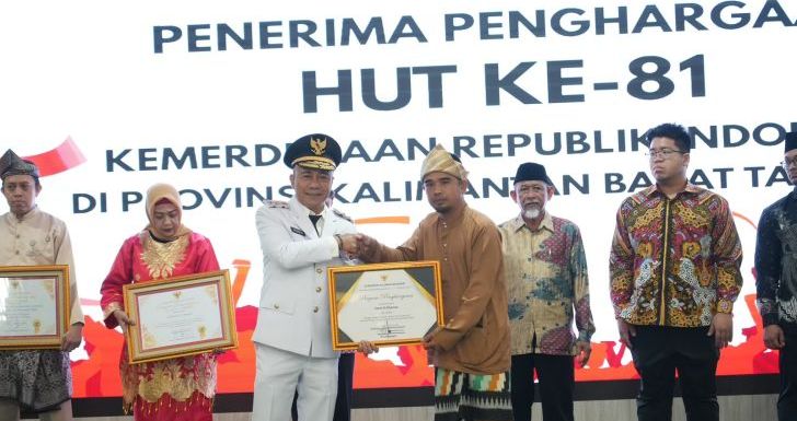 Inisiator Gerakan Tanam Kopi Liberika Sendoyan Dapat Penghargaan Gubernur Kalbar