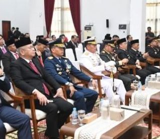 Jelang Peringatan HUT RI, Danlanud Supadio Ikuti Sidang Tahunan MPR RI Secara Daring