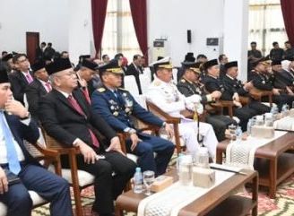 Jelang Peringatan HUT RI, Danlanud Supadio Ikuti Sidang Tahunan MPR RI Secara Daring