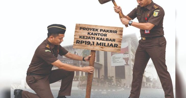 Gonjang Ganjing Tempat Parkir Kendaraan Jaksa, Proyek Gedung parkir Rp19,1 M di Kantor Kejati diprotes Warga Kalbar