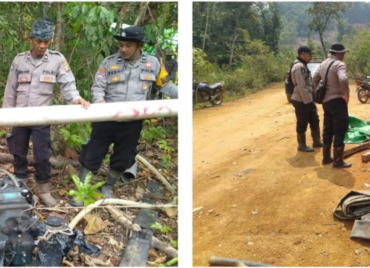 Photo of Polsek Meliau Tertibkan Aktivitas PETI di Sungai Boyan, Peralatan PETI Diamankan