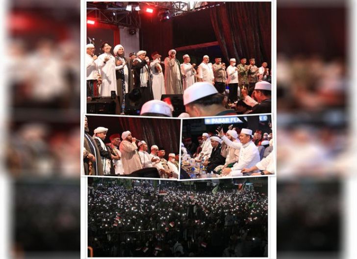 Photo of Ribuan Warga Bersholawat Bersama Habib Syech Assegaf di Pontianak