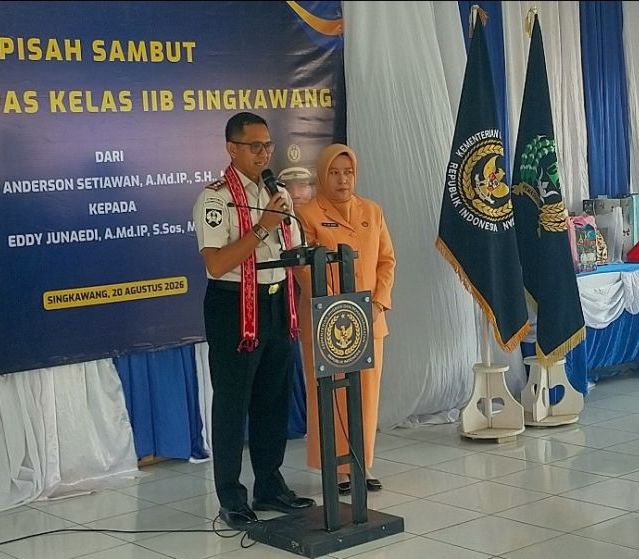 Eddy Junaedi Resmi Jabat Kalapas Kelas IIB Singkawang