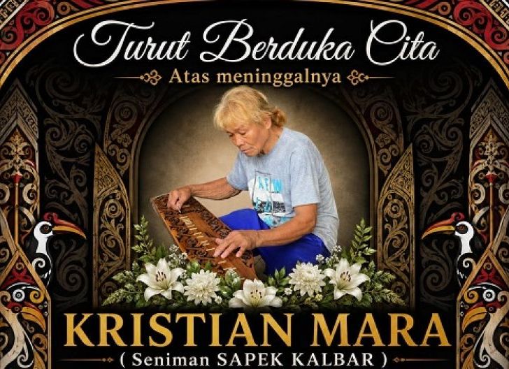 Photo of Bruder Steph FRKP Kehilangan Sahabat, Duka di Belantara Seni Dayak: Selamat Jalan Kristian Mara, Maestro Sape’ dan Penjaga Jiwa Tradisi