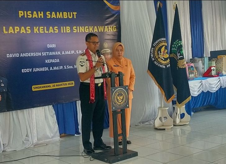 Photo of Eddy Junaedi Resmi Jabat Kalapas Kelas IIB Singkawang