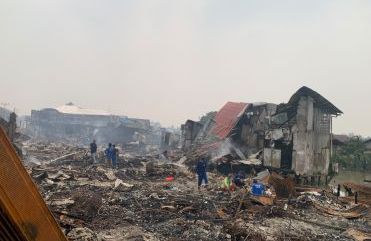 50 Unit Ruko di Sungai Duri Terbakar, Kerugian Ditafsirkan Rp70 miliar