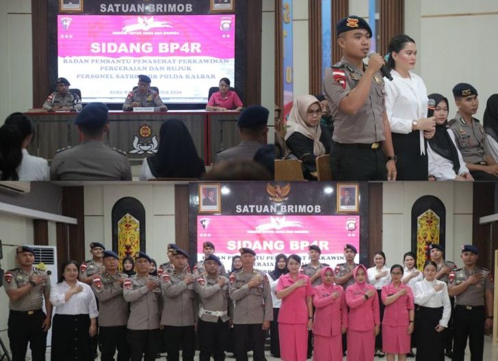 Photo of Brimob Kalbar Gelar Sidang BP4R, Bekali Personel dan Calon Pasangan Menuju Rumah Tangga Harmonis