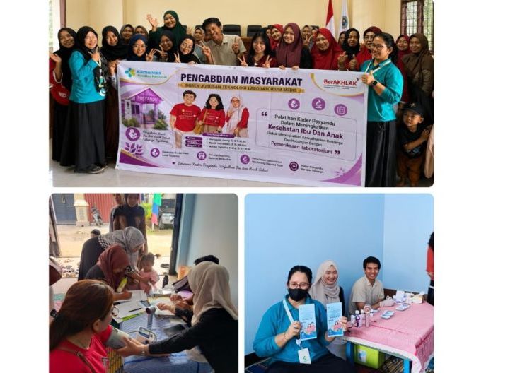 Photo of Tingkatkan Kesehatan Ibu dan Anak, Tim Dosen Jurusan TLM Poltekkes Kemenkes Pontianak Gelar Pengabdian Masyarakat di Kubu Raya