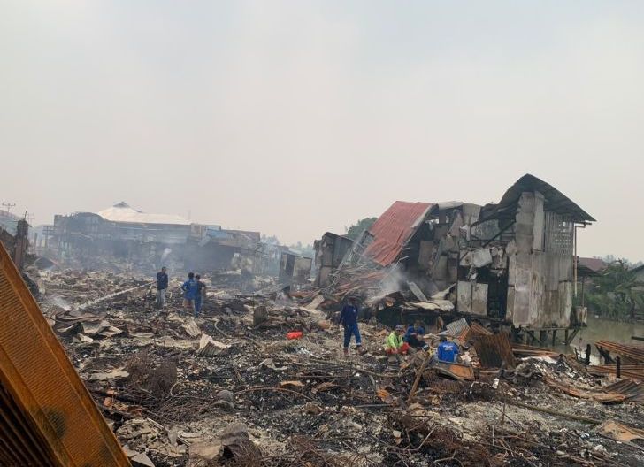 Photo of 50 Unit Ruko di Sungai Duri Terbakar, Kerugian Ditafsirkan Rp70 miliar