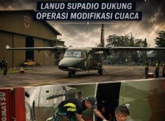 TNI AU Kirim Cassa A-2117 Tangani Karhutla Kalbar, Lanud Supadio Dukung Operasi Modifikasi Cuaca