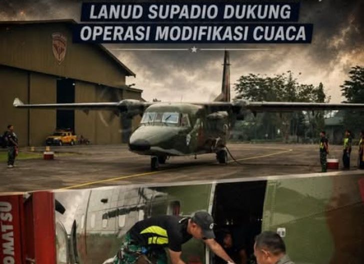 Photo of TNI AU Kirim Cassa A-2117 Tangani Karhutla Kalbar, Lanud Supadio Dukung Operasi Modifikasi Cuaca