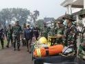 Antisipasi Kebakaran Hutan dan Lahan, Tim Sosialisasi TNI AD Pimpin Apel Siaga di Mempawah