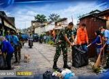 Photo of TNI Peduli Sampah, Lanud Supadio Bersama Instansi Kubu Raya Jaga Kebersihan Lingkungan