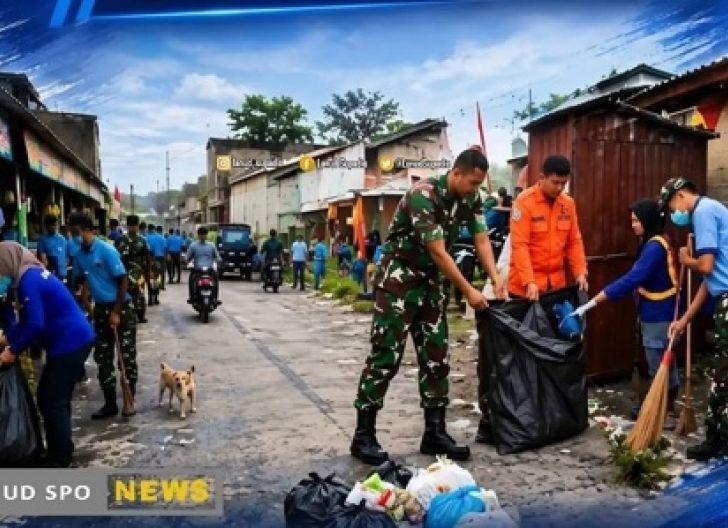 Photo of TNI Peduli Sampah, Lanud Supadio Bersama Instansi Kubu Raya Jaga Kebersihan Lingkungan