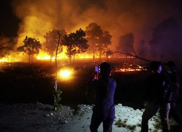 Photo of Dua Hektare Lahan di Singkawang Selatan Kembali Terbakar