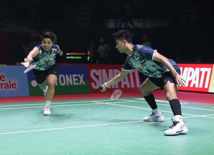 Photo of Dejan/Apriyani Tekuk Bagas/Indah di Polytron Pontianak International Challenge