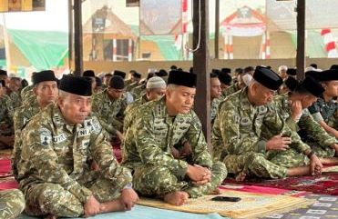 Sujud Memohon Rahmat Hujan, Brigif TP 32/Mangkalihat & Yonif 879/Rangkok Cakti Gelar Sholat Istisqo dan Do'a Bersama