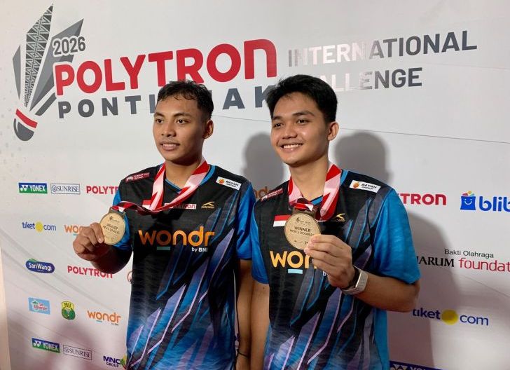 Photo of W Prasetyo-P Ramadhan Juarai Polytron Pontianak International Challenge, Pasangan Baru Langsung Bersinar