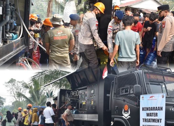 Photo of Hadapi Kemarau Panjang, Brimob Kalbar Gerak Cepat Salurkan Air Bersih untuk Warga Siantan Hulu