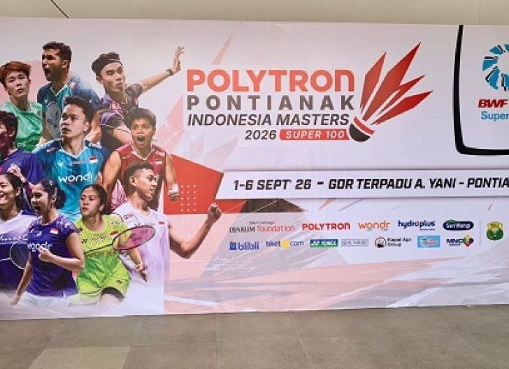 Photo of Naik Level BWF World Tour Super 100, Tiket Polytron Pontianak Indonesia Masters 2026 Tetap Rp20 Ribu