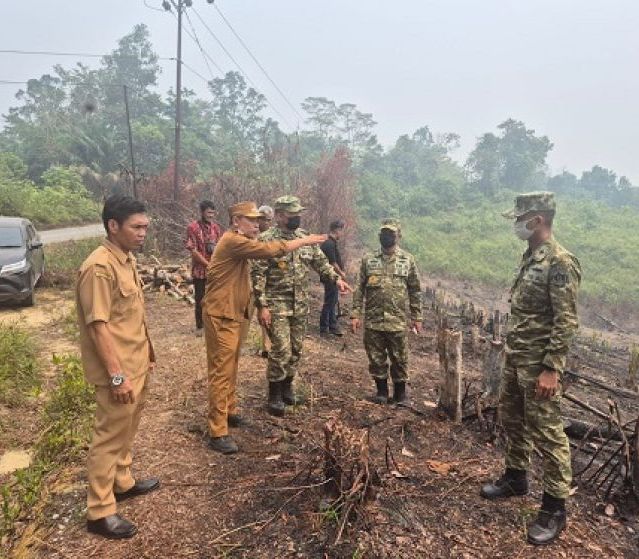 Sinergi Lintas Sektor Jadi Kunci Cegah Karhutla di Landak, Pasis Sesko TNI LVI Perkuat Kajian Berbasis di Lapangan