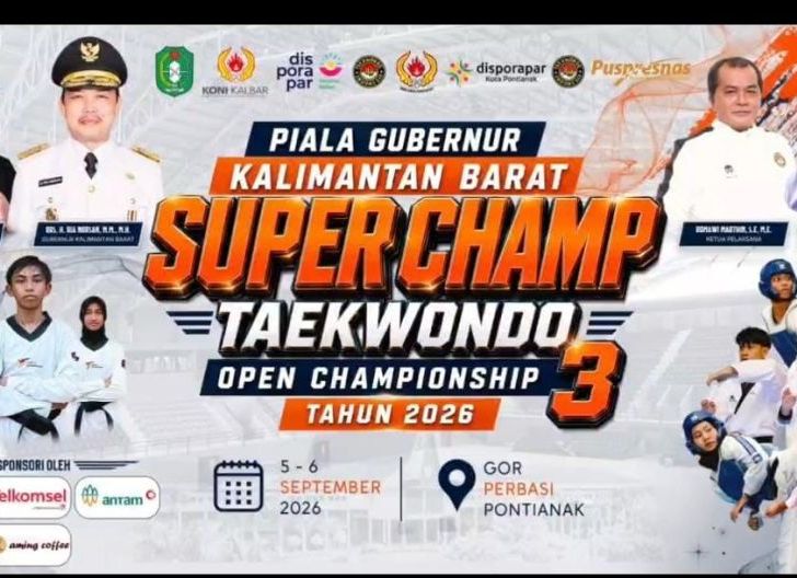 Photo of Targetkan Kompetisi Berkualitas dan Cetak Bibit Atlet Berprestasi, Piala Gubernur Kalbar Superchamp Taekwondo Open Championship 3 Siap Digelar