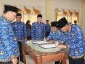 Berlangsung Khitmad, Kakanwil Kemenag Kalbar Lantik Kepala Madrasah, Kepala KUA, dan Pranata Keuangan APBN