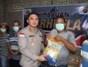30 Karung Beras untuk Warga Semajau, Bentuk Kepedulian Polres Sanggau di Tengah Dampak Karhutla