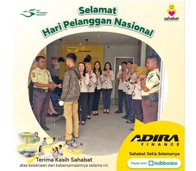 Rayakan Hari Pelanggan Nasional 2026, Adira Finance Hadirkan Hastag TerimaKasihSahabat di Pontianak