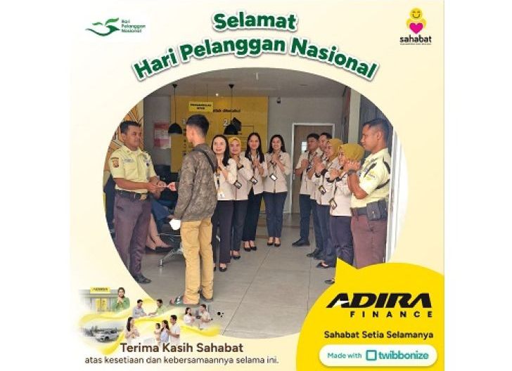 Photo of Rayakan Hari Pelanggan Nasional 2026, Adira Finance Hadirkan Hastag TerimaKasihSahabat di Pontianak