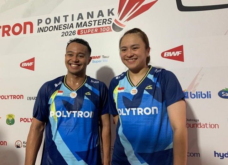 Photo of Tiga Gim Penuh Perjuangan, Rehan/Melati Tembus Semifinal Indonesia Masters Pontianak