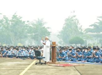 Bentuk Ikhtiar Spiritual, Keluarga Besar Lanud Supadio Gelar Sholat Istisqa Berjamaah