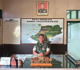 Hotspot Karhutla di Singkawang Menurun, Kerja Keras Kodim 1202/Skw Bersama Tim Gabungan Mulai Buahkan Hasil