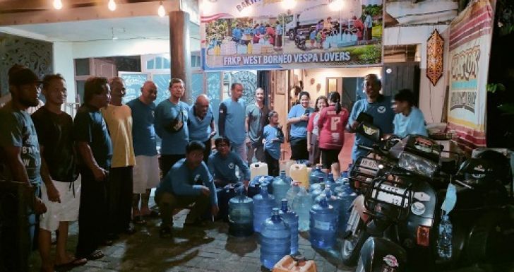 Usu’ Kamang Purnama Minggu Malam: Baksos Air Bersih FRKP WB Vespa Lovers Berlanjut, Insiden Kecil Tak Surutkan Semangat Melayani