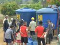 Kemarau Panjang Melanda, Warga Rasau Jaya Dua Sambut Bantuan Air Bersih Lanud Supadio