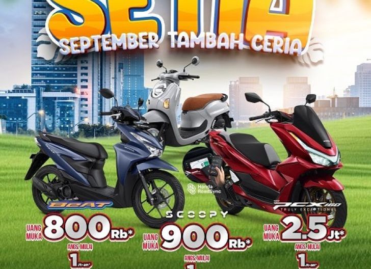 Photo of Tawarkan Promo Menarik Mulai Rp800 Ribuan untuk Konsumen Loyal, September Tambah Ceria Astra Motor Kalbar