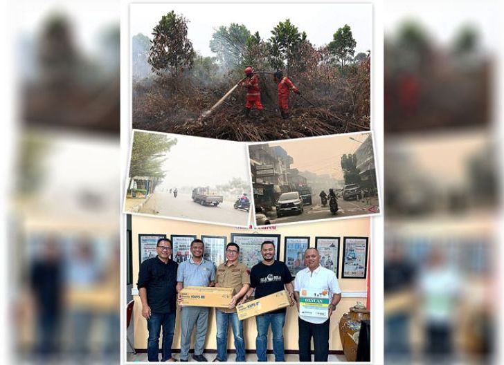 Photo of Peduli Jurnalis di Tengah Karhutla, PT DIB Salurkan Bantuan ke Suara Pemred