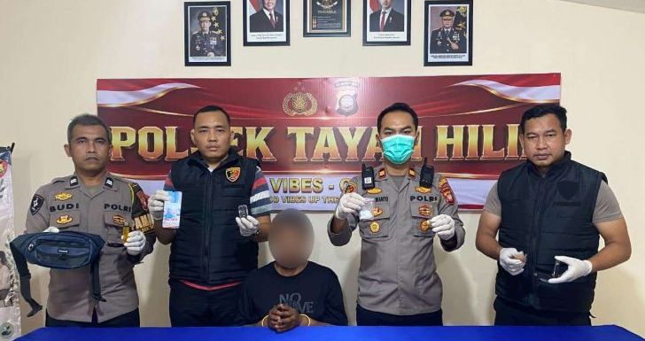 Polsek Tayan Hilir Ungkap Dugaan Peredaran Sabu 8,76 Gram, Satu Pria Diamankan