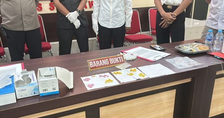 Satresnarkoba Polres Singkawang Musnahkan 75 Butir Pil Ekstasi