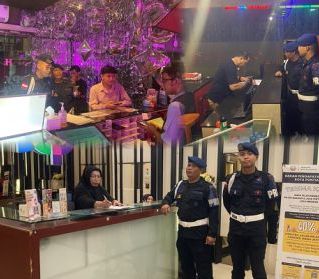 Cegah Pelanggaran Disiplin, Provos Brimob Kalbar Patroli Tempat Hiburan Malam